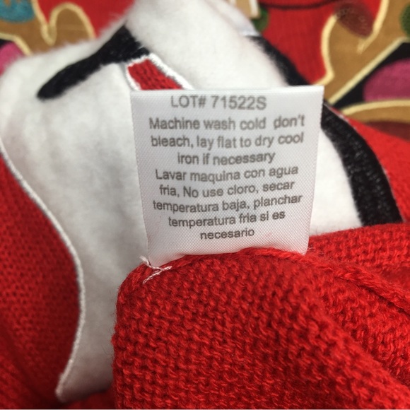 Merry Christmas by Poof Boston Terrier Sweater Size S - Picture 9 of 10